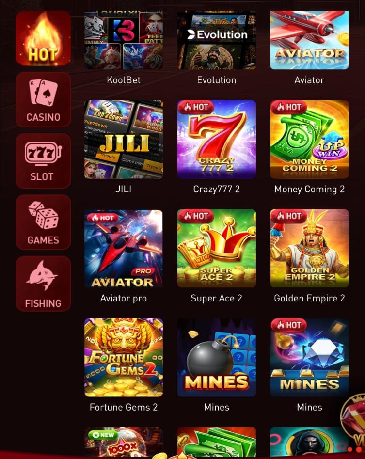 YK777 GAME IN A LOT OF SLOT GAME